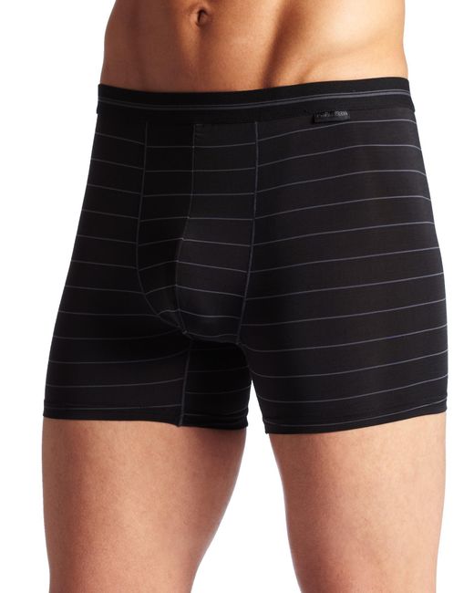 Perry Ellis Black Luxe Essentials Yarn Dyed Stripe Boxer Brief for men