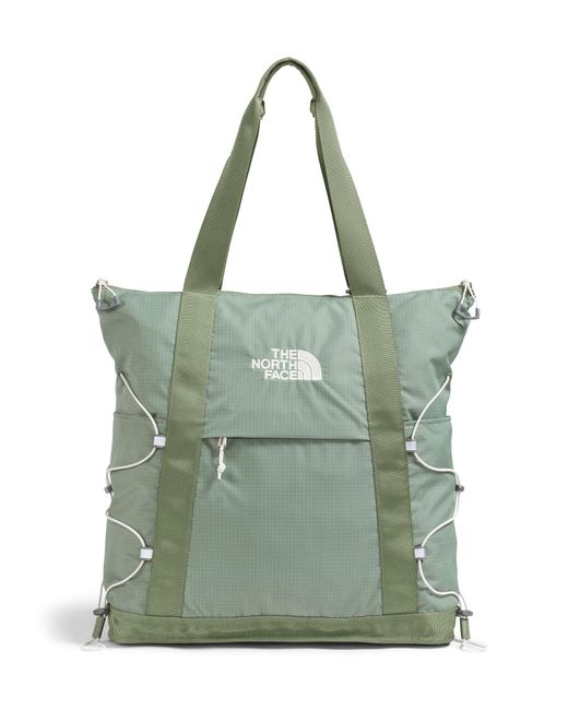 The North Face Green Borealis Tote Bag | Over Shoulder & Backpack Carry Options