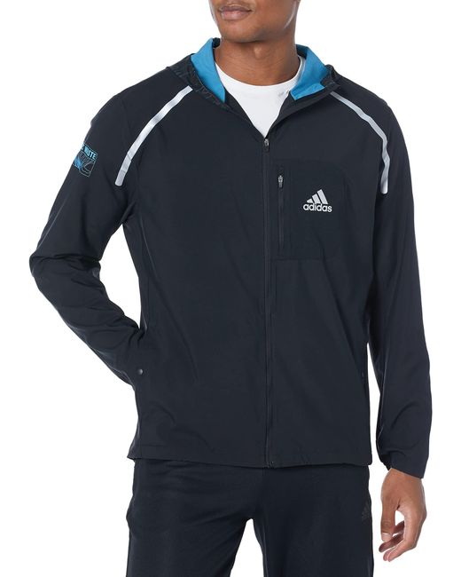 adidas Marathon Jacket For The Oceans in Blue for Men | Lyst