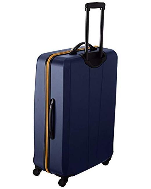 nautica blue and yellow luggage