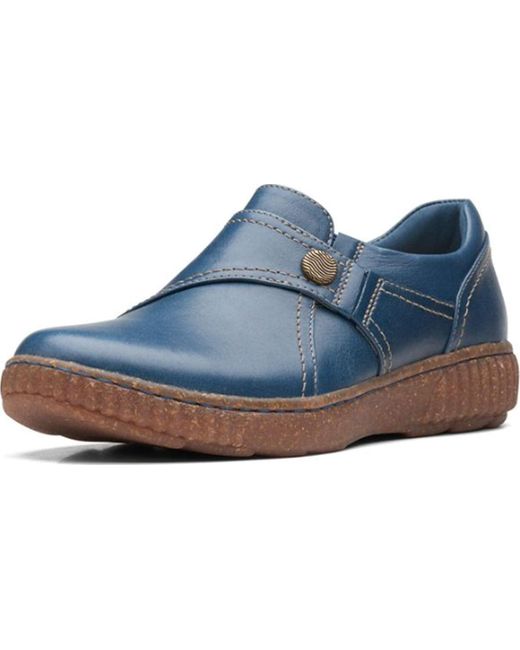Mocassini Clarks Caroline Pearl Donna | In Pelle Con Suola In Gomma | Comodi Ed Eleganti