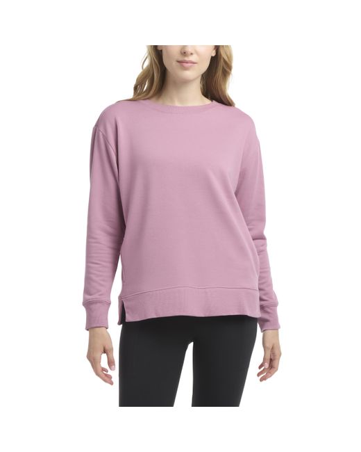 Danskin Purple Active Split Hem Tunic Pullover