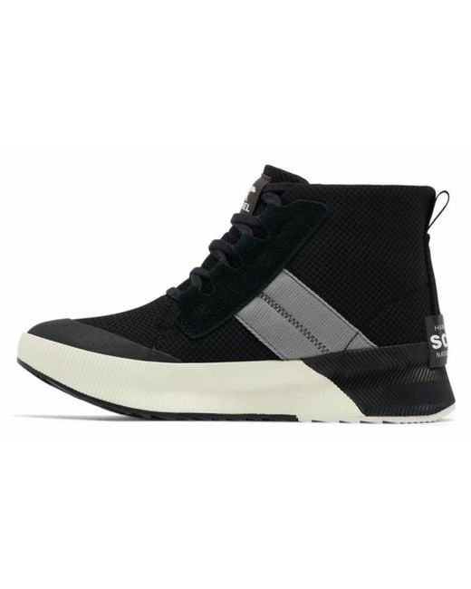 Sorel Black Out N About Iii Mid Sneaker Waterproof
