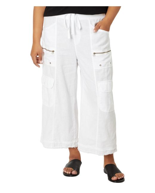 XCVI White Linen Birk Gaucho
