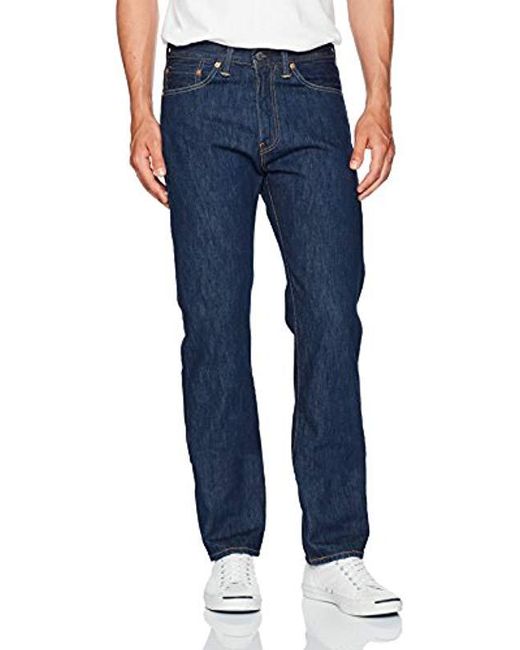 Levi's Blue Made In The Usa 505 Regular Fit Jean for men