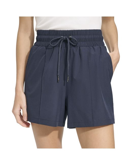 Andrew Marc Blue Pull On Relaxed Stretch Short