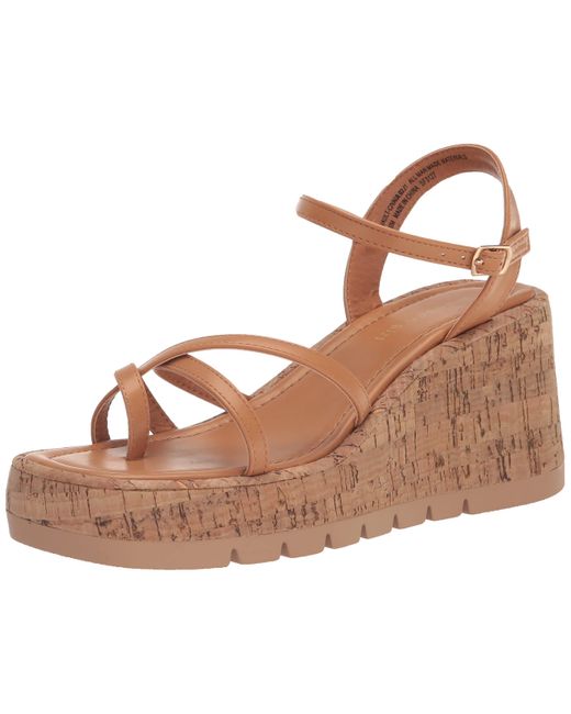 Madden Girl Vaultt Wedge Sandal in Brown Lyst
