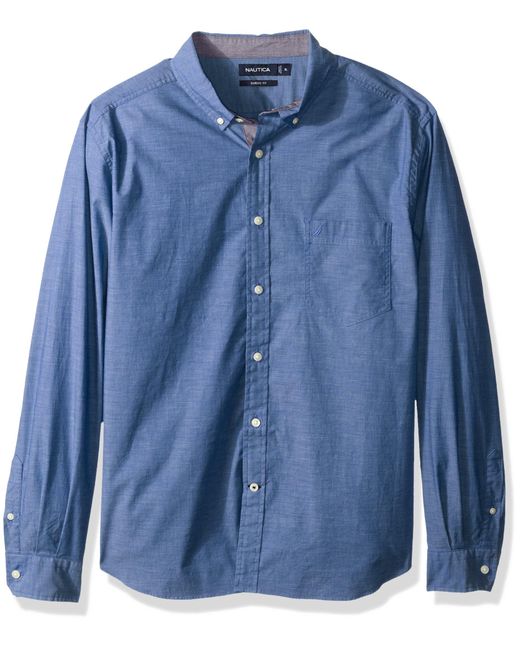 nautica classic fit stretch shirt
