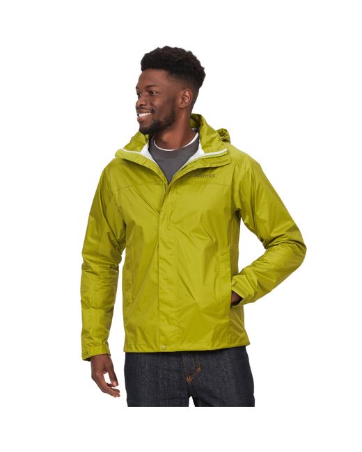Marmot Green Precip Eco Jacket | Lightweight for men