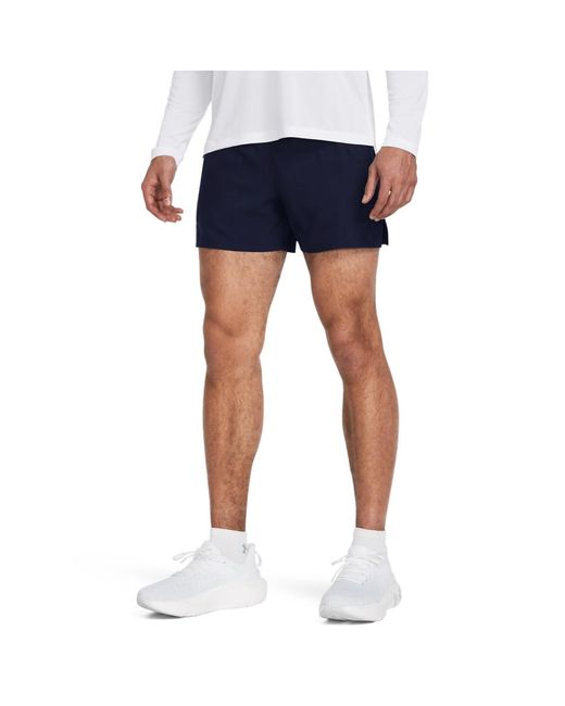 Under Armour Blue Launch Run 5-inch Shorts, for men