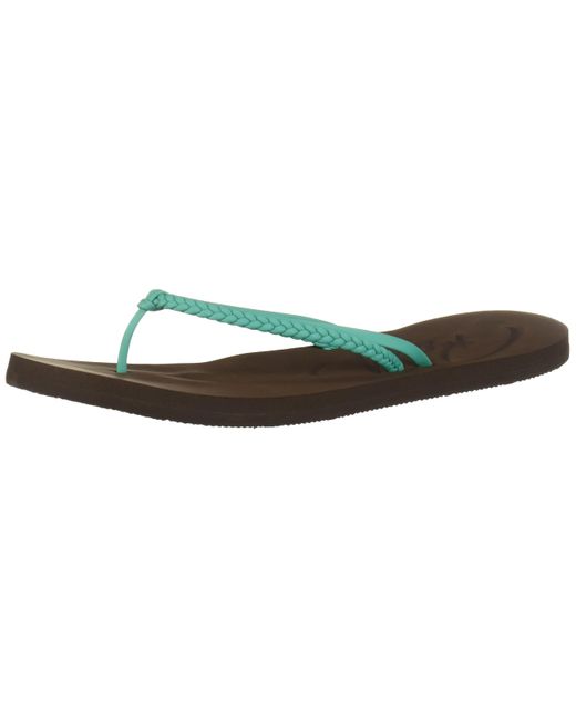 Roxy Brown Cabo Flip Flop Sandal