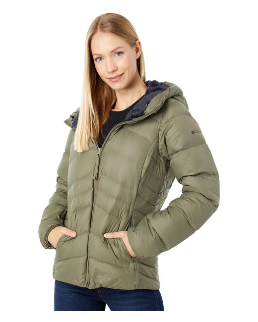 Columbia Green Autumn Park Down Hooded Jacket
