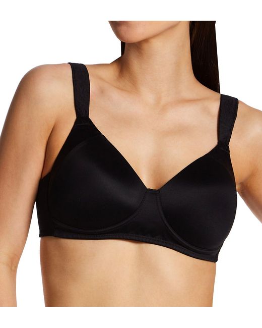 Playtex Black Secrets Perfectly Smooth Wireless Coverage T-shirt Bra For Full Figures