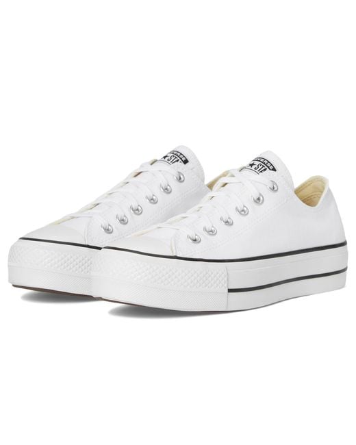 Converse White Chuck Taylor All Star Lift Ox Sneaker