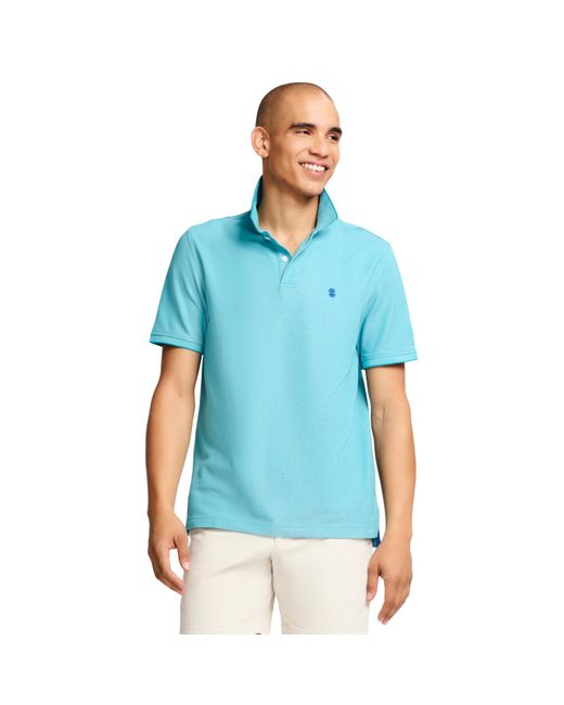 Izod Blue Advantage Performance Short Sleeve Polo Shirt for men