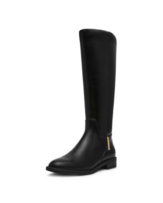 Anne Klein Black Sinclair Mid Calf Boot