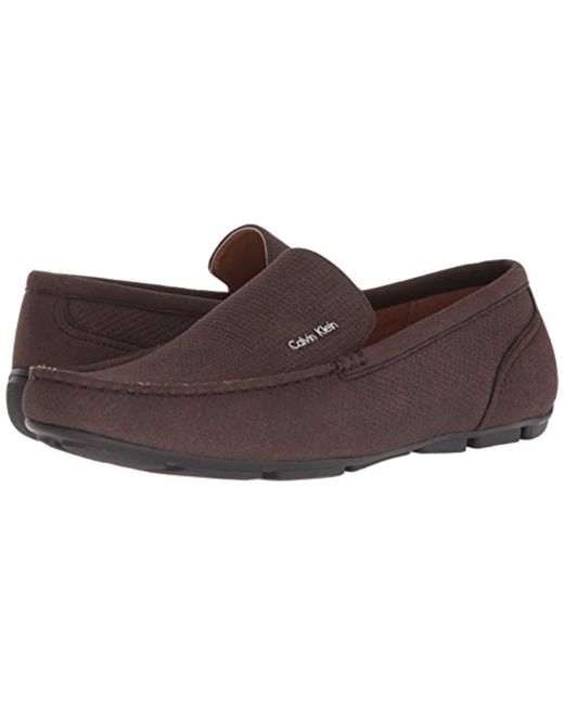 calvin klein manny nubuck drivers