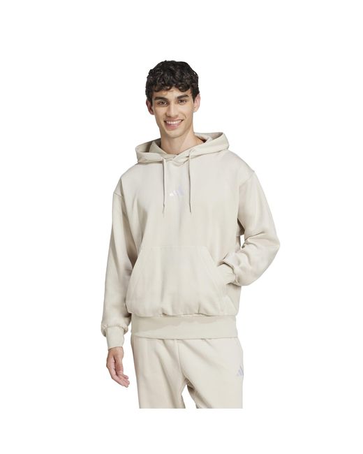 Adidas Natural Essentials Feel Cozy Fleece Hoodie for men
