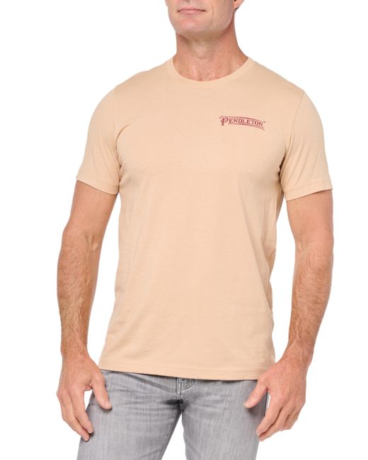 Pendleton Blue Saltillo Sunset Longhorn Graphic T-shirt for men