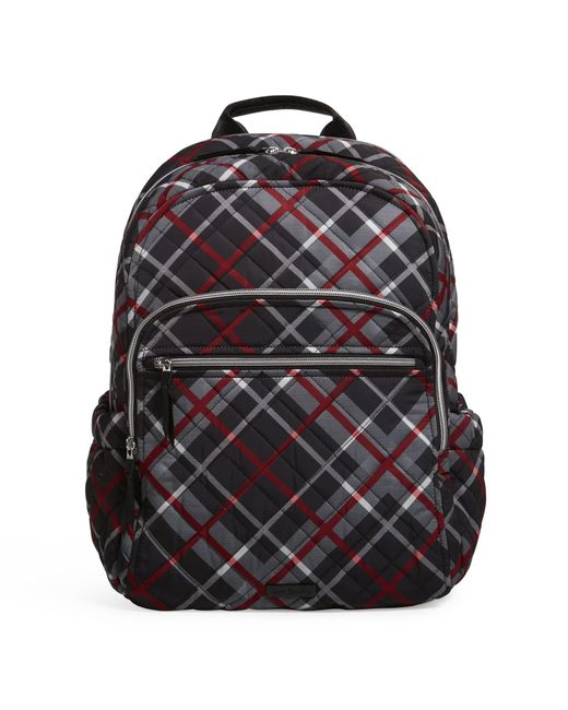 Vera Bradley Black Performance Twill Campus Backpack