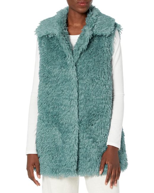 Ugg Green Tammie Faux Fur Vest Coat