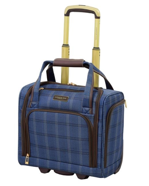 London Fog Blue Closeout! Brentwood Ii 15" Under-seater Bag