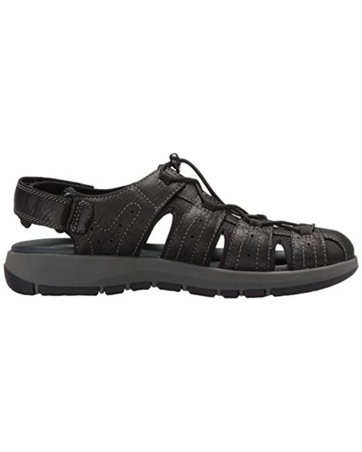 clarks men's brixby cove ankle strap sandals