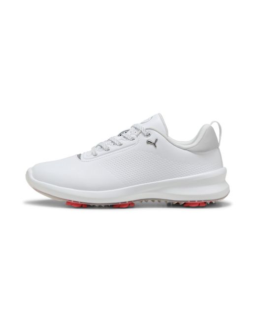 PUMA White Ignite Blaze 2 Golf Shoes /Ocean Tropic