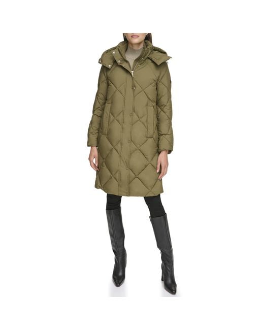 DKNY Outerwear Puffer,military,x-small in Green Lyst