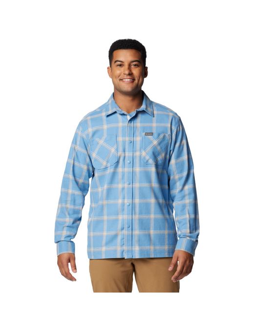 Columbia Blue Landroamer Woven Long Sleeve Shirt for men