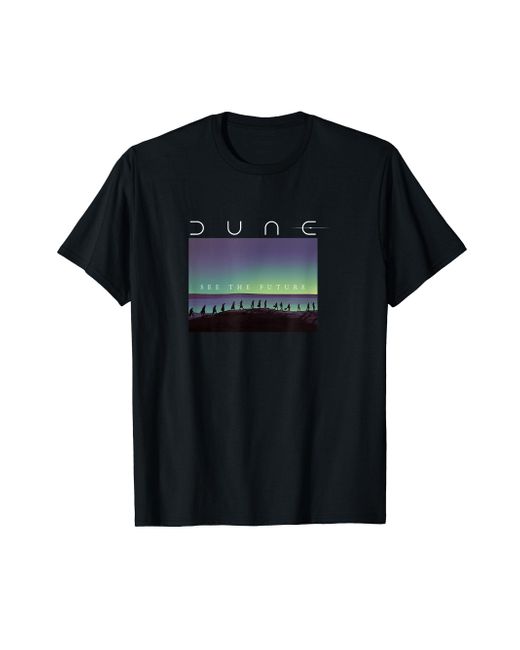 Dune Black Dune See The Future Spice Planet Arrakis Fremen March Poster T-shirt