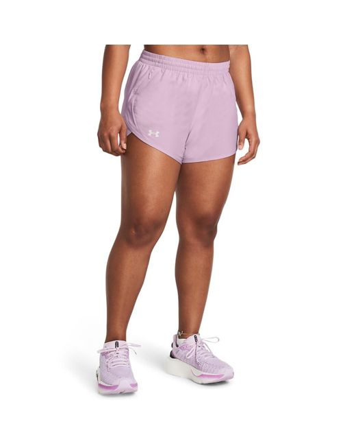 Under Armour Pink Fly-by 3" Shorts
