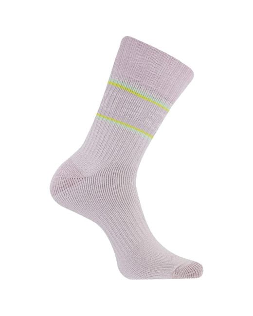Merrell Purple Adult's Brushed Thermal Crew Socks-1 Pair Pack- Cushion And Soft Inner Layer