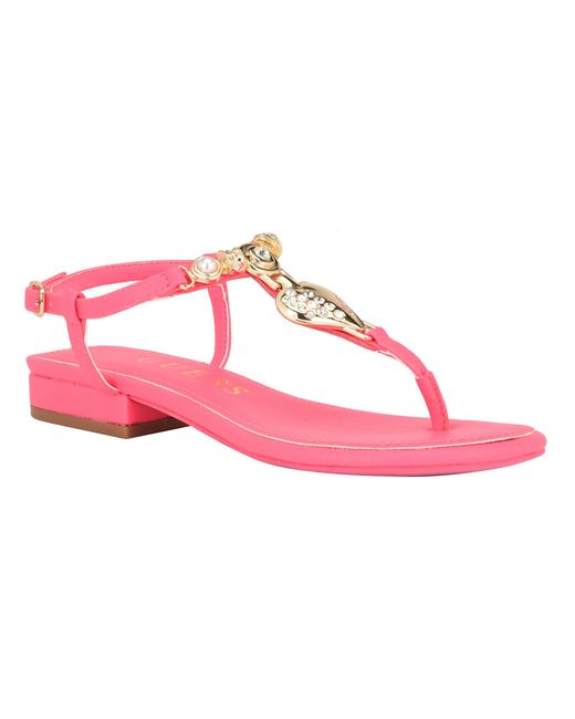 Guess Pink Jiarella Flat Sandal