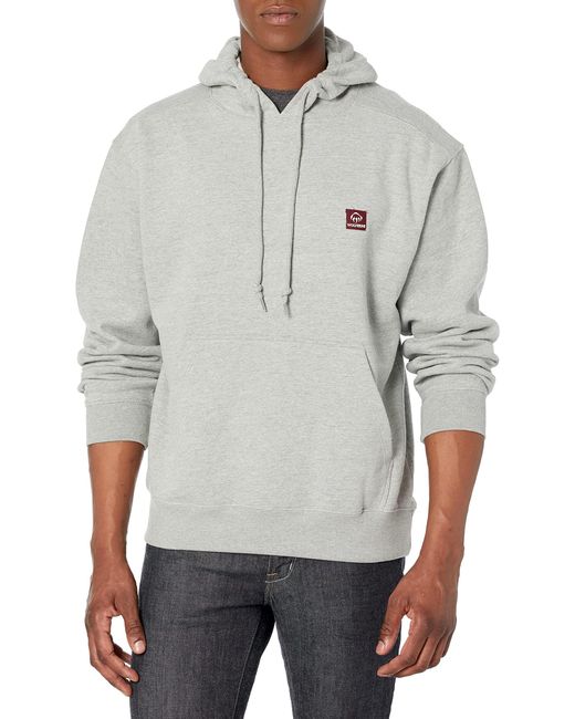 Wolverine Gray Midweight Pullover Hoody for men