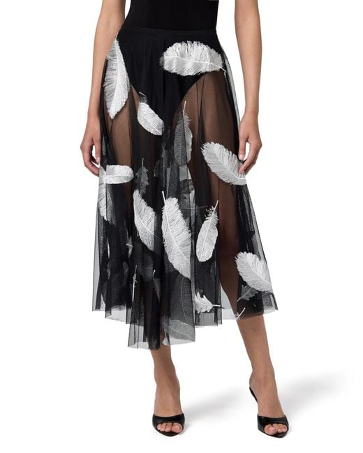 Norma Kamali Black Flared Skirt To Midcalf