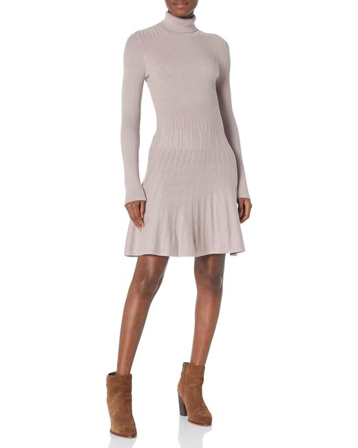 Guess Natural Eco Essential Amelia Long Sleeve Turtleeck Dress