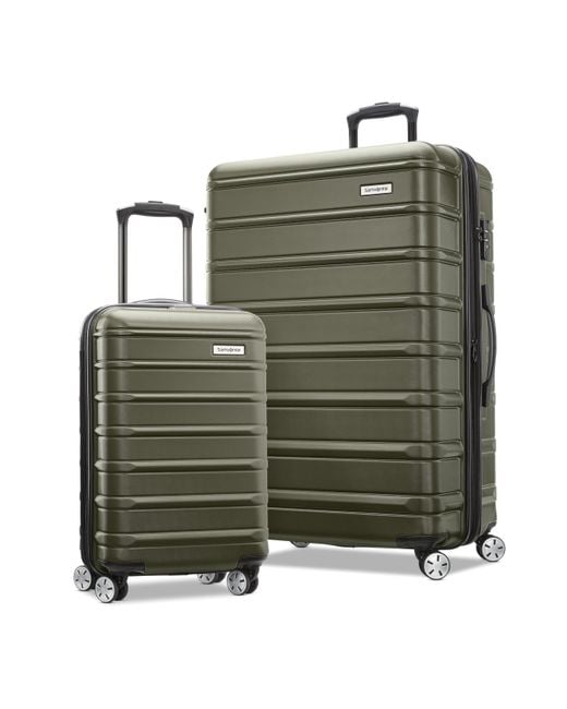 Omni 2 Lot de 2 valises rigides Extensibles avec roulettes pivotantes Samsonite pour homme en coloris Green