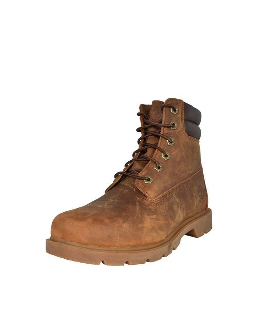 Timberland Leather Linden Woods Waterproof Hiking Boot in Brown | Lyst