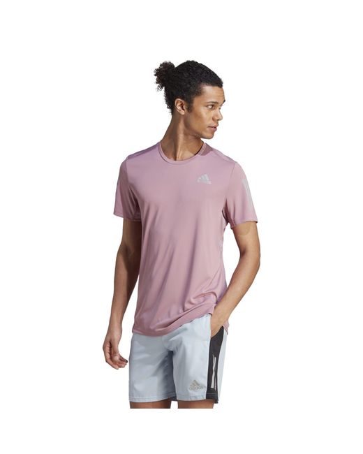 Adidas Purple Own The Run T-shirt for men