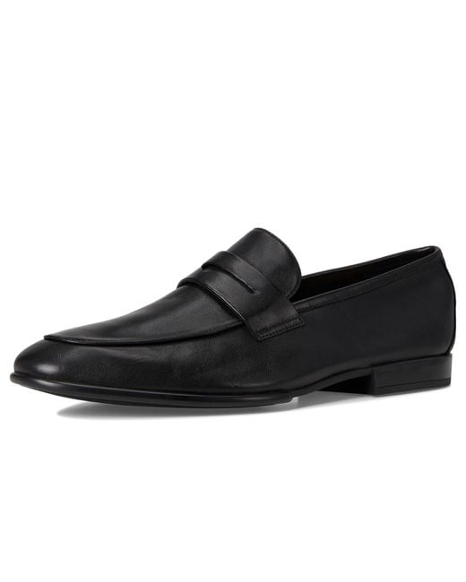 Steve Madden Black Boca Penny Loafer for men