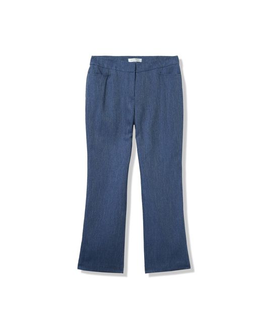 Kasper Blue Fly Front L-pocket Trouser