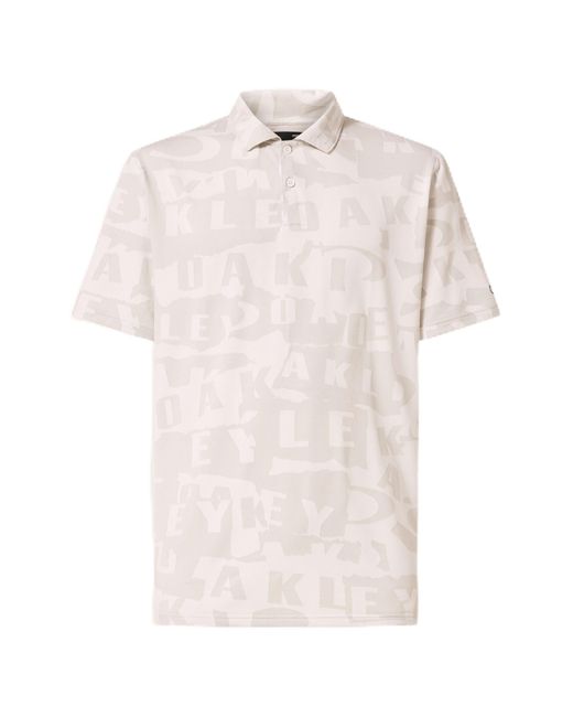 Oakley Pink Ransom Jacquard Polo Shirt for men