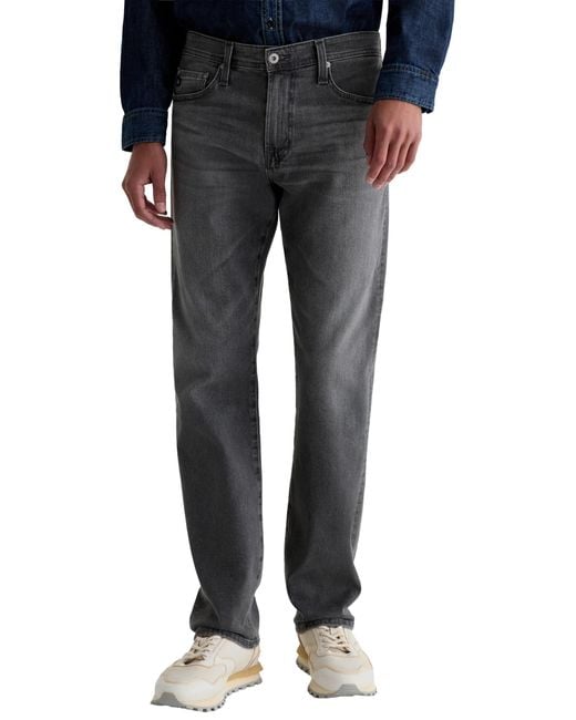 AG Jeans Black Protégé Classic Straight Jean for men