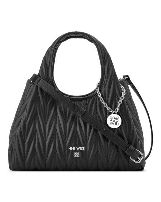 Nine West Black Jaslee Umhängetasche mit Tragegriff oben