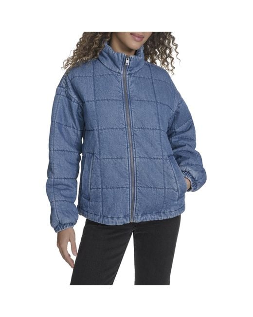 Levi's Blue Box Quilted Cotton Jacket