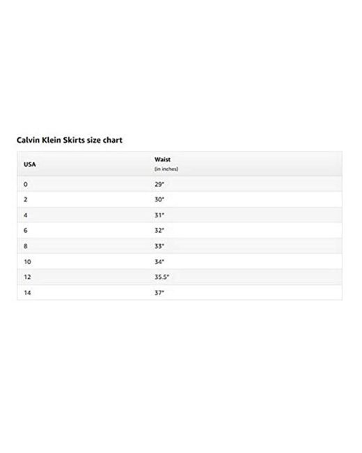 Calvin Klein Size Chart