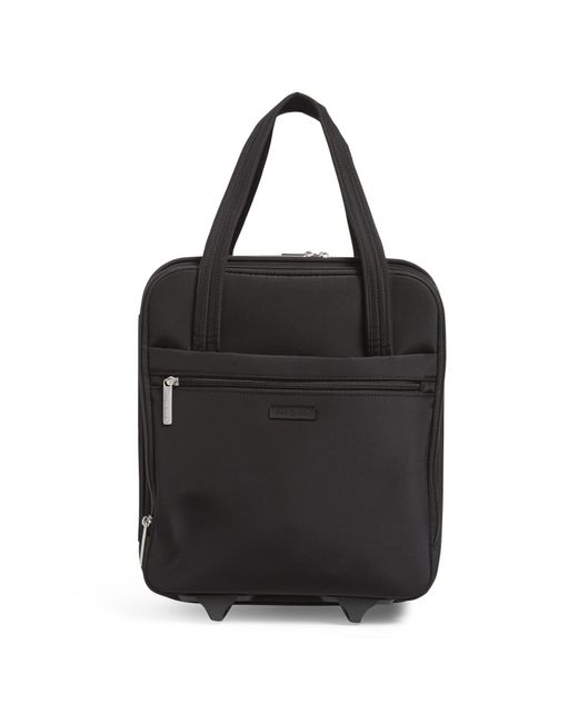 Vera Bradley Softside Underseat Rolling Work Bag in Black Lyst