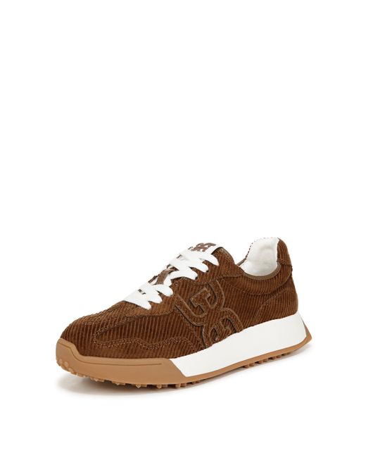Sam Edelman Brown Langley Sneaker Cinnamon Corduroy 5.5 Medium