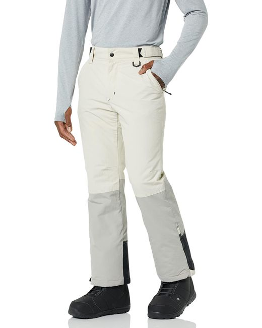 Pantaloni da Neve Imbottiti Antiacqua per Snowboard e Sci Uomo di Amazon Essentials in White da Uomo